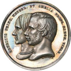 Medal - Marriage of William III and Amelia of Saxe-Weimar-Eisenach