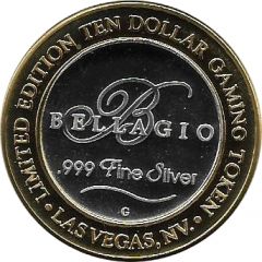 10 Dollar Gaming Token - Bellagio Las Vegas, Nevada