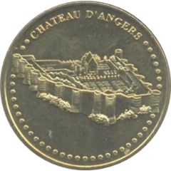 Monnaie de Paris Tourist Token - Château d`Angers Face simple