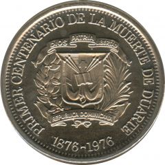 25 Centavos Juan Pablo Duarte