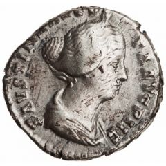 Denarius - Faustina the Younger PVDICITIA, Pudicitia
