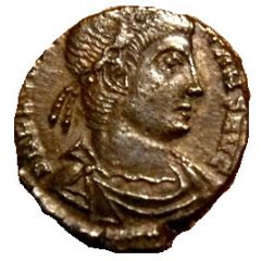 Nummus - Constans I SECVRITAS REIP, Roma