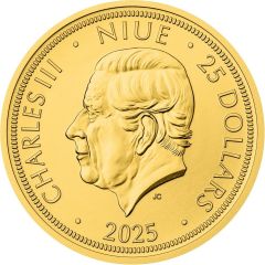 25 Dollars - Charles III Czech Lion
