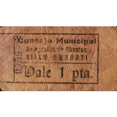 1 Peseta Villa Durruti
