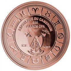 500 Francs Pisces, rose gold