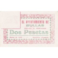 2 Pesetas Bullas