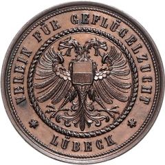 Award medal from the Poultry Breeding Association Lübeck