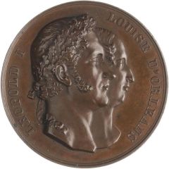 Medal - Leopold I Royal Visit from England; bronze