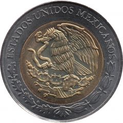 5 Pesos Belisario Domínguez