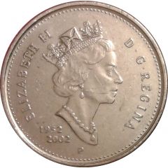 25 Cents - Elizabeth II Golden Jubilee