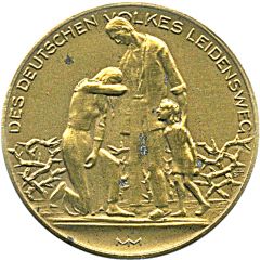 Medal - Inflation of 1923 1. November