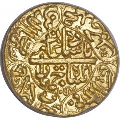 1 Mohur - Shah Jahan Akbarabad mint