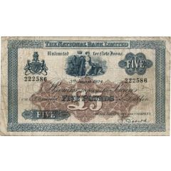 5 Pounds National Bank