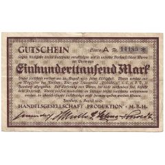 100 000 Mark Handelsgesellschaft Produktion