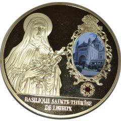 médaille BASILIQUE SAINTE-THERESE DE LISIEUX