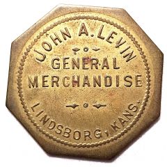 1 Dollar - John A. Levin Lindsborg, Kansas