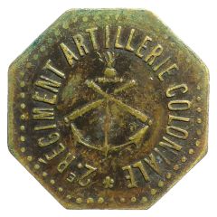 1 francs - 2e Régimment d`Artillerie coloniale - Mess des Sous-Officiers