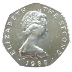 50 Pence - Elizabeth II Christmas, Silver - Mule