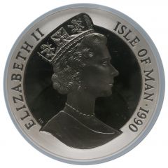 5 Crowns - Elizabeth II Penny Black, Silver Proof