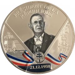 Medal - Charles de Gaulle President de la République