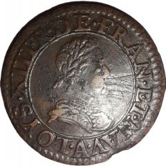 Double Tournois - Louis XIII Paris mint, 1st type