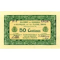 50 Centimes - Chambres de commerce d`Alençon et de Flers [61]