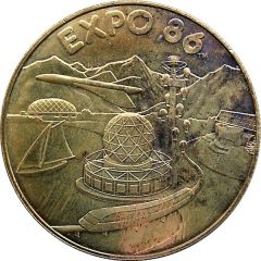 Token - 1986 World Exposition, Vancouver EXPO 86