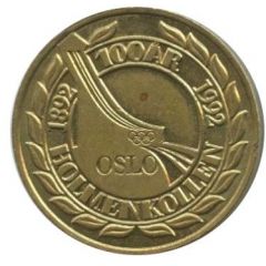 Medal - 100 years ski jumping Holmenkollen Oslo