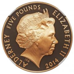 5 Pounds - Elizabeth II Dynasty from Destiny, Gold Proof