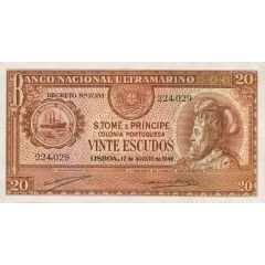 20 Escudos Decreto no. 17.154