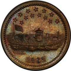 Civil War Token - The Monitor F-240/337 a