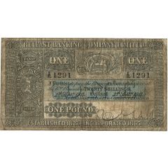 1 Pound / 20 Shillings Belfast Banking Company