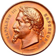 Medal - Napoleon III Exposition Universelle Paris 1867