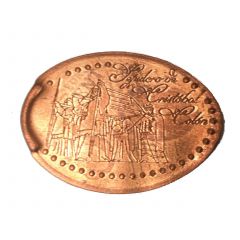 Elongated coin – Columbus` Tomb