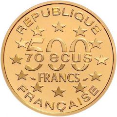 500 Francs / 70 Ecus Arc de Triumph