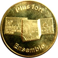 Monnaie de Paris Tourist Token - CGT 50e congrès - Plus fort ensemble