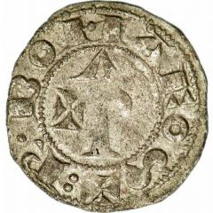 Denier in the name of Raymond, under Alphonse of Poitiers