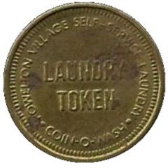 Laundry Token - Powelton Village Self Service Philadelphia, Pennsylvania