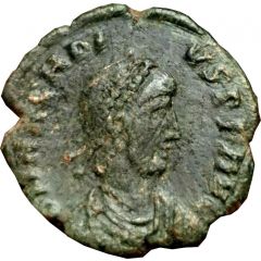 Follis - Arcadius VIRTVS EXERCITI, Cyzicus
