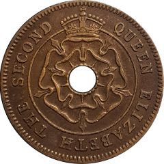 1/2 Penny - Elizabeth II