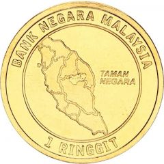 1 Ringgit - Agong XIV Taman Negara