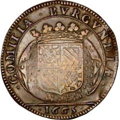 Jeton - Louis XIV - États de Bourgogne - Nouveaux efforts financiers demandés aux États