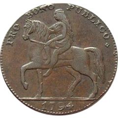 1/2 Penny Warwickshire - Coventry / Lady Godiva