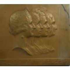 Plaquette - The first 4 Queens