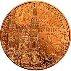 Tourist token - Monnaie de Paris - Rouen - Abbatiale Saint-Ouen