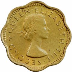 2 Cents - Elizabeth II 1st portrait