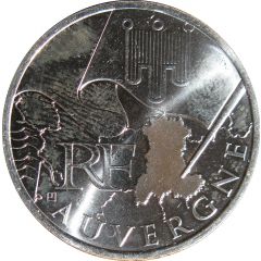 10 Euros Auvergne, 1st type