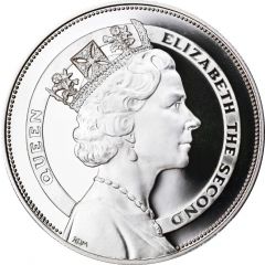 10 Dollars - Elizabeth II Royal Visit, Silver Proof Issue