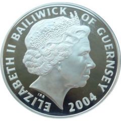 5 Pounds - Elizabeth II HMS Invincible - Silver