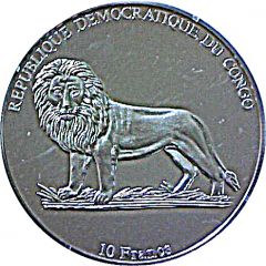 10 Francs Map of the P.R. of China